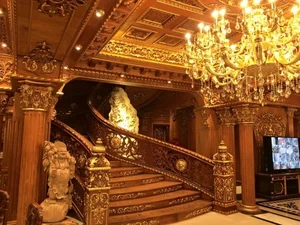 The 300 Billion 'Golden Chicken Castle': A Look Inside the Viral Home of a Scrap Metal Mogul - image 3