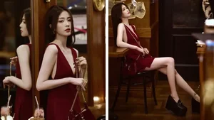 Bai Lu Sparks Fashion Controversy at Gucci Event Over Red Dress Styling - image 3