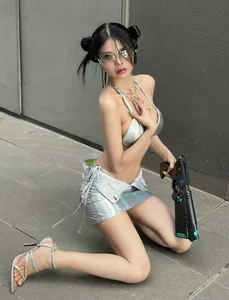 Streamer Mai Dora Stuns in Bold Cut Out Fashion Design - image 2
