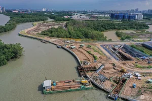 Inside Ho Chi Minh City's Largest Wastewater Treatment Plant Construction - image 0