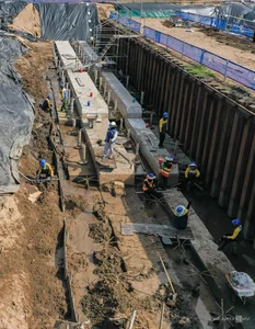 Inside Ho Chi Minh City's Largest Wastewater Treatment Plant Construction - image 4