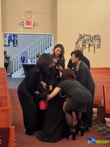 Emotional Moments as Family Supports Kasim Hoang Vu’s Mother at Funeral - image 2