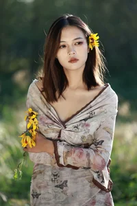 YiTuYu Art Language Vol.10546: The Vibrant Style of Model You Men Da Xia - image 1