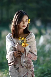 YiTuYu Art Language Vol.10546: The Vibrant Style of Model You Men Da Xia - image 5