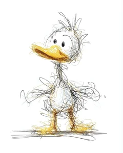 65+ Cute Duck Drawing Ideas: Simple and Adorable Sketches for All Ages - image 10