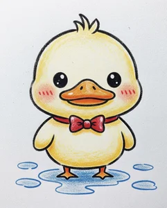65+ Cute Duck Drawing Ideas: Simple and Adorable Sketches for All Ages - image 36