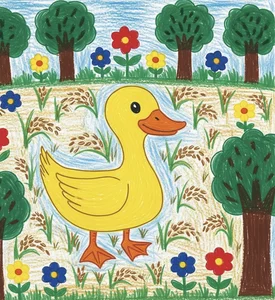 65+ Cute Duck Drawing Ideas: Simple and Adorable Sketches for All Ages - image 45