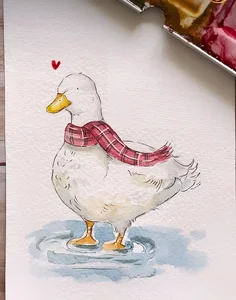 65+ Cute Duck Drawing Ideas: Simple and Adorable Sketches for All Ages - image 1