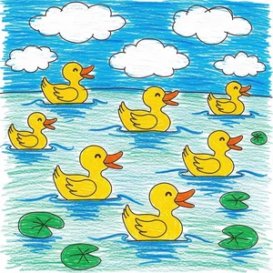 65+ Cute Duck Drawing Ideas: Simple and Adorable Sketches for All Ages - image 17