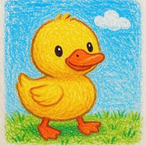 65+ Cute Duck Drawing Ideas: Simple and Adorable Sketches for All Ages - image 44
