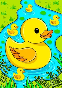 65+ Cute Duck Drawing Ideas: Simple and Adorable Sketches for All Ages - image 14