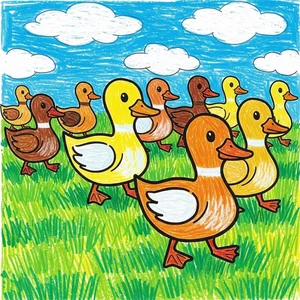 65+ Cute Duck Drawing Ideas: Simple and Adorable Sketches for All Ages - image 4