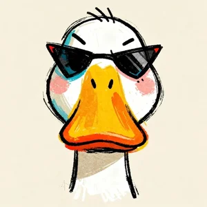 65+ Cute Duck Drawing Ideas: Simple and Adorable Sketches for All Ages - image 30