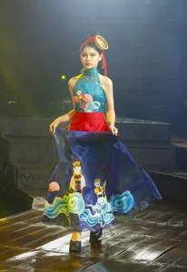 Gen Z Designer Pham Tran Thu Hang Merges Modern Fashion with Traditional Vietnamese Water Puppetry - image 1