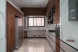 Modern 2-Story House Design Featuring Central Courtyard and Raw Concrete - image 15