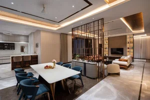 Modern 2-Story House Design Featuring Central Courtyard and Raw Concrete - image 7