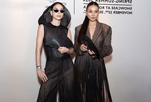 Supermodel Thanh Hang and Her Conductor Husband Make Elegant Fashion Show Appearance - image 7