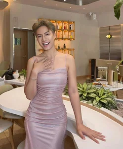 Vietnamese Celebrities Jump on the Hottest Social Media Dress Trend of the Season - image 5