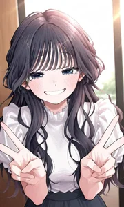 Kaoruko Waguri Gallery: Pure and Sweet Anime-Style Aesthetic Wallpapers - image 7