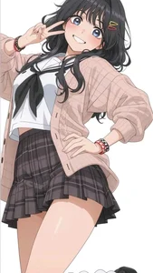 Kaoruko Waguri Gallery: Pure and Sweet Anime-Style Aesthetic Wallpapers - image 4