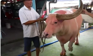 Rare Pink Buffalo Worth $800,000 Captivates the World: A Living Treasure - image 7