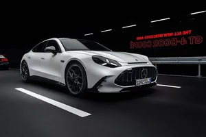 Mercedes-AMG GT 4-Door Coupe Drops V8 to Rival Porsche Taycan - image 11