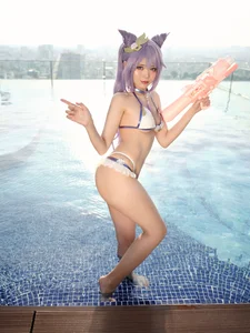 Cosplay Spotlight: ZinieQ's Stunning Keqing Bikini Transformation - image 15