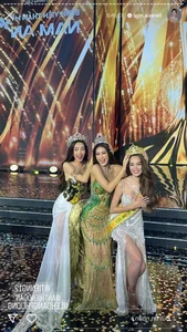Close-Up of Le Hoang Phuong's Stunning Coronation Gown - image 9