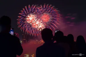 Spectacular Fireworks Display: China's Dazzling Show on the Han River - image 4