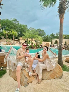 Celebrity Style: Quang Minh’s Wife Stuns in High-Cut Bikini Fashion - image 1