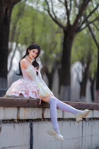 Yituyu Sweet Lolita Dress: Lin Yu Fairytale Lawn Photoshoot - image 7