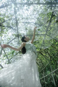 YiTuYu Art Language Vol 9879: Elegant Portrait Photography Featuring Xia Zhi Ya Cai - image 0