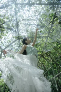 YiTuYu Art Language Vol 9879: Elegant Portrait Photography Featuring Xia Zhi Ya Cai - image 8