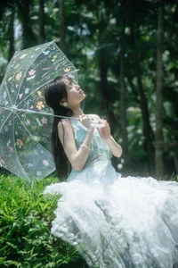 YiTuYu Art Language Vol 9879: Elegant Portrait Photography Featuring Xia Zhi Ya Cai - image 12