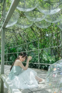 YiTuYu Art Language Vol 9879: Elegant Portrait Photography Featuring Xia Zhi Ya Cai - image 9