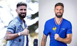 France's Top Striker Redefines Athletic Style with Supermodel Looks and Elite Pitch Performance - image 0