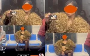 Controversy Over Viral Bikini Photoshoot on Public Metro Train - image 5