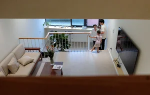 Optimizing Light and Space: A 65m2 Split-Level House Design in a Narrow Urban Alley - image 3